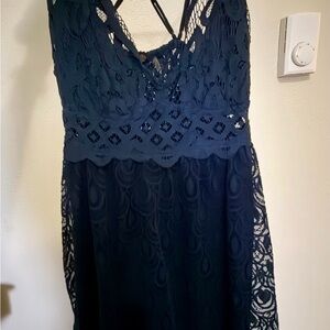 Free People Adella Slip Dress